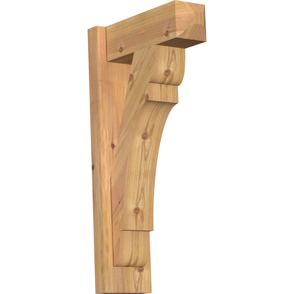 Ekena Millwork Olympic Craftsman Smooth Outlooker, Western Red Cedar, 5 1/2"W x 14"D x 26"H OUT06X14X26OLY04SWR - main